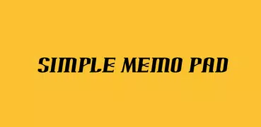 Simple Memo Pad