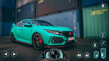 Honda Civic Drift Simulator 3D Affiche