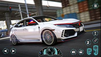 Honda Civic Drift Simulator 3D ảnh chụp màn hình 1