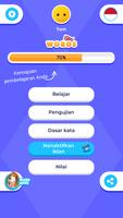 Inggris - kata-kata dan gambar poster