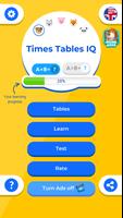 Times Table IQ poster