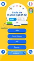 Table de multiplication IQ Affiche