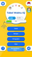 Tabel Waktu IQ poster