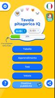 Poster Tavola pitagorica IQ
