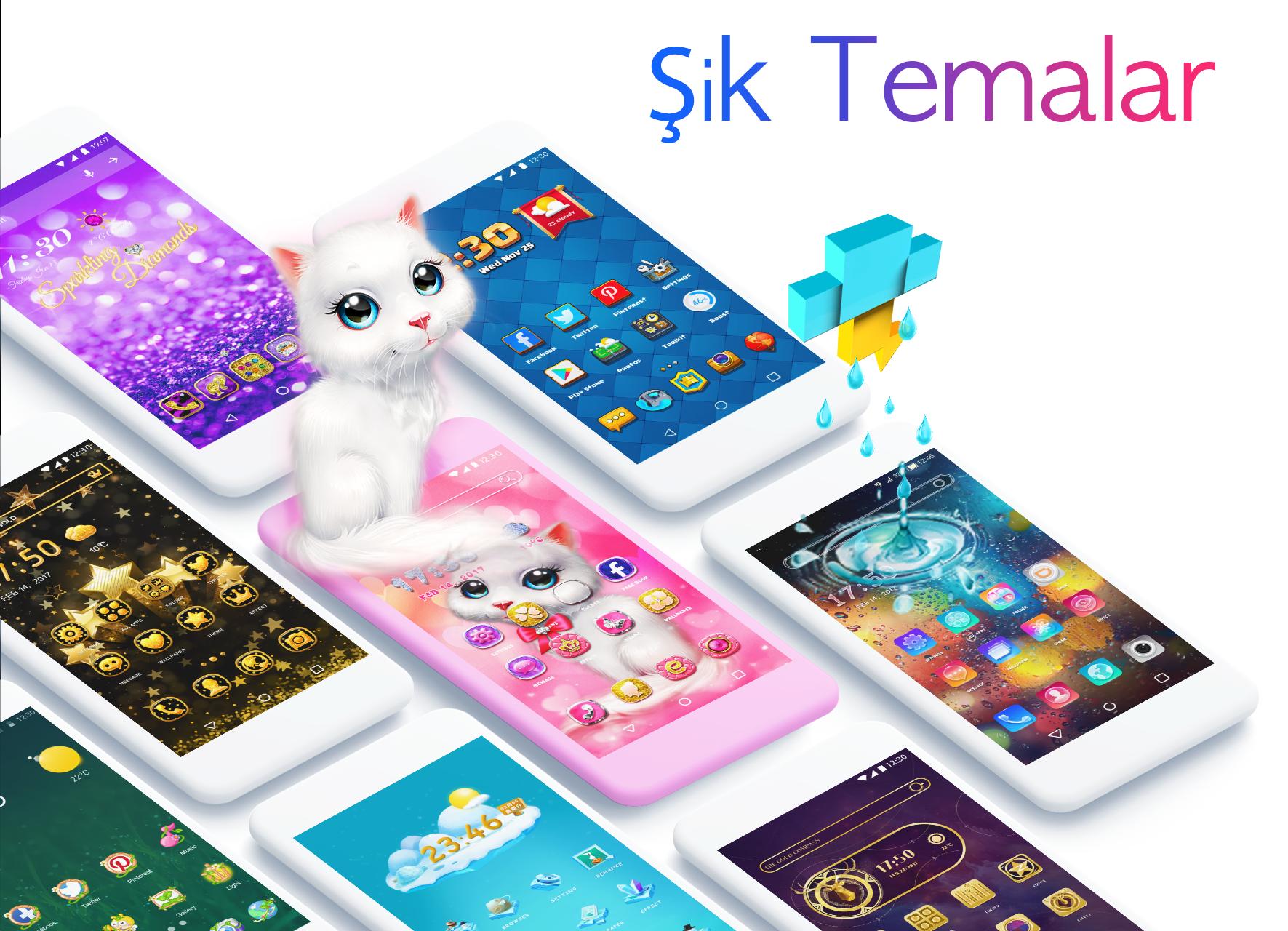 Android için ME Launcher Tema & 3B Duvar Kağıdı, Hızlı APK�yı İndir