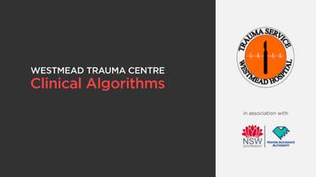 Westmead Trauma Algorithm poster