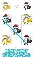 Honey Bunny Tic Tac Toe Game ảnh chụp màn hình 1