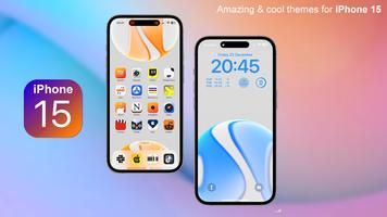 iPhone 15 pro max Launcher iOS постер