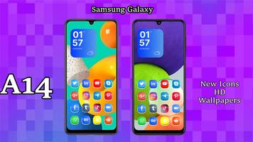 Samsung galaxy A14 Launcher OS постер