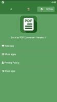 XLSX to PDF Converter पोस्टर
