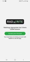 Radrite - Radiology CDSM for PAMA Compliance الملصق
