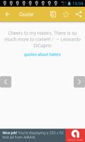 Quotes about Haters Screenshot 2
