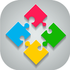 cartoon jigsaw puzzle icon