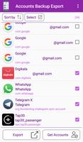 Accounts Backup Export الملصق