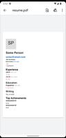 Resume Builder syot layar 3