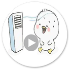 Animated Cute Duck Stickers for WAStickerApps icône