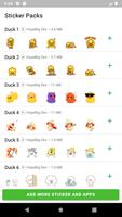 Animated Cute Duck Stickers for WAStickerApps capture d'écran 3