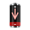 Fake Low Battery icon