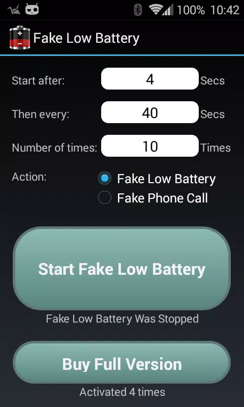 Skadelig legation mekanisk Fake Low Battery APK for Android Download