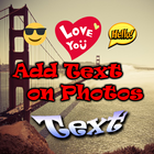 آیکون‌ Add Text on Photo : Photo editor font and style