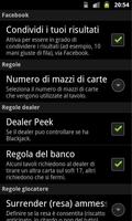 3 Schermata BlackJack Trainer Pro