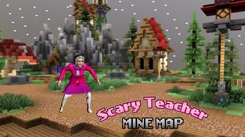 Mod of Scary Teacher Minecraft Plakat