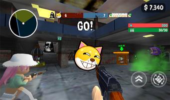 Horror Face: Garten Shooter تصوير الشاشة 2