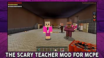 Scary Teacher in Mcpe | Horror Mod ảnh chụp màn hình 3