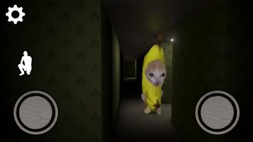 Banana Cat 3D Horror Game syot layar 1