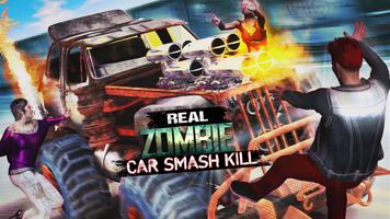 Real Zombie Car Smash Kill: Halloween Street screenshot 3