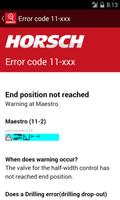 HORSCH Error Codes screenshot 1
