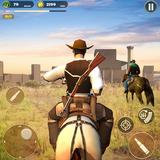 Cowboy horse riding & racing icône