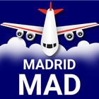 UÇUŞLAR Madrid Havalimanı simgesi
