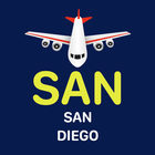 San Diego Airport: Flight Info আইকন