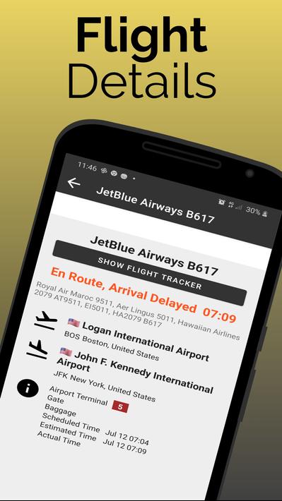 FlightInfo - Flight Information and Flight Tracker screenshot 3