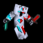 Frost Diamond Minecraft Skin icône