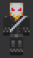 Ghost Rider Minecraft Skin syot layar 1