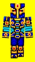 King Minecraft Skin Affiche