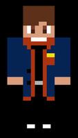 پوستر School Minecraft Skin