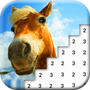 APK Horse Pixel Art: Pony Color By Number Game