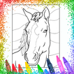 Glitter Horse & Pony Coloring