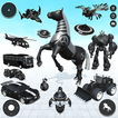 Horse Game Robot Car Game