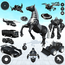 Horse Game Robot Car Game APK