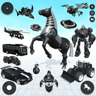 Horse Game Robot Car Game icône