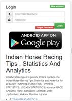 horse racing tips and trainer ,jockey statistic screenshot 1