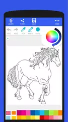 ColorFun: Horses Coloring Book XAPK download