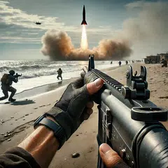 World War: Army Battle FPS 3D Icon