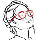 Draw face tutorial step by أيقونة