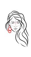 Draw sketch woman face screenshot 3