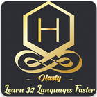 Learn Languages with Hasty - English, German... आइकन